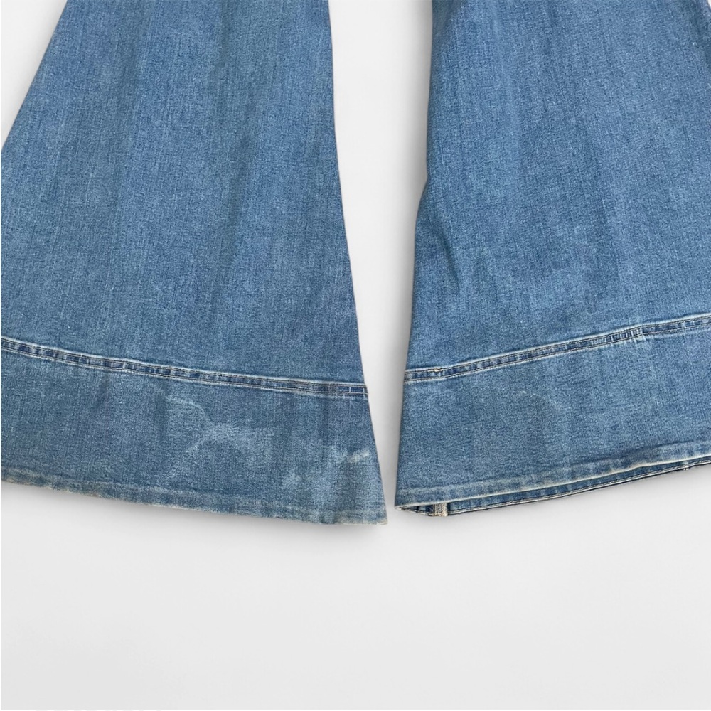 Free People We The Free La Rosa Flare Jeans Bell Bottoms Size 28 - Picture 10 of 12